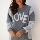  Payton Uneven Hem Chic Sweatshirt