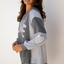  Payton Uneven Hem Chic Sweatshirt