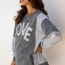  Payton Uneven Hem Chic Sweatshirt