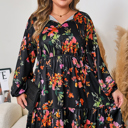  Pearl Long Sleeve Mini PLUS Dress