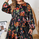  Pearl Long Sleeve Mini PLUS Dress