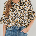  Penny 4 Sleeve Loose Shirt