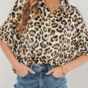  Penny 4 Sleeve Loose Shirt
