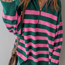  Peyton Collared Quarter Zipper Oversized Sweater