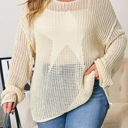  Peyton Star Pattern accent PLUS Jumper