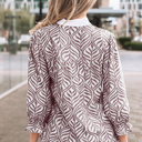  Phoebe Collar Puff Sleeve Top