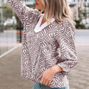  Phoebe Collar Puff Sleeve Top