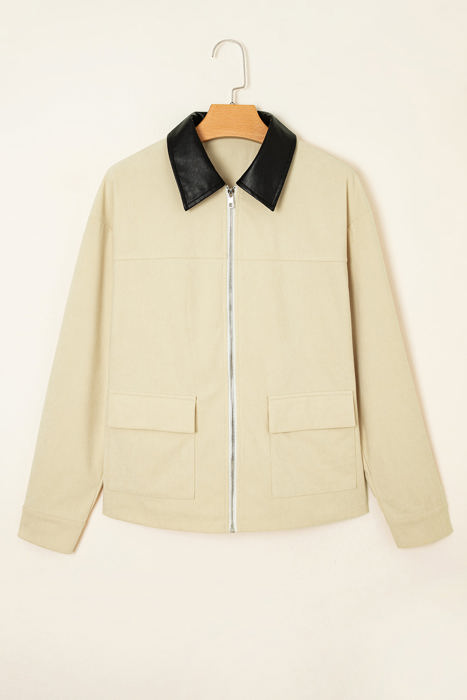 Phoebe Textured Zip Up Jacket