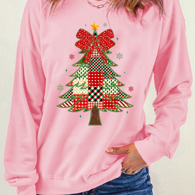 Presley Tree Drop Shoulder Sweatshirt