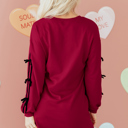  Priscilla Drop Shoulder Sweatshirt Dress