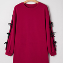  Priscilla Drop Shoulder Sweatshirt Dress