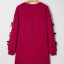  Priscilla Drop Shoulder Sweatshirt Dress