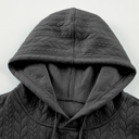  Promise Textured Baggy Solid Hoodie