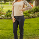  Quezia Ribbed Knit U Top