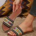  Quincy Bohemian Pattern Crochet Slippers