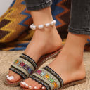  Quincy Bohemian Pattern Crochet Slippers