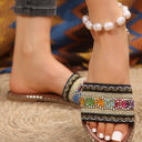  Quincy Bohemian Pattern Crochet Slippers
