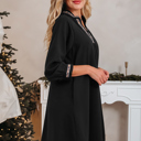  Quincy Sleeve Shift Mini Dress