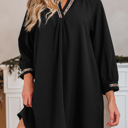  Quincy Sleeve Shift Mini Dress