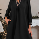  Quincy Sleeve Shift Mini Dress