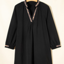  Quincy Sleeve Shift Mini Dress