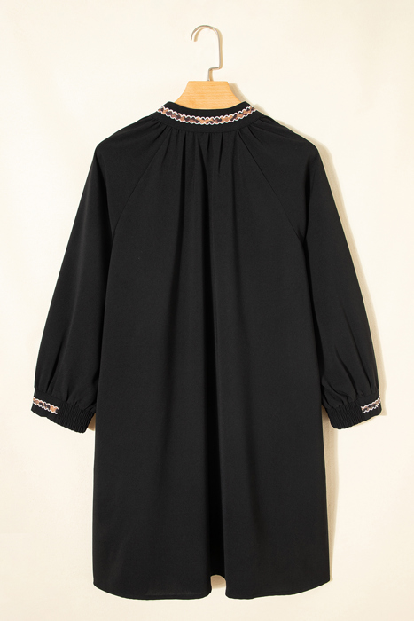 Quincy Sleeve Shift Mini Dress