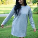  Quincy Textured Long Sleeve Dress