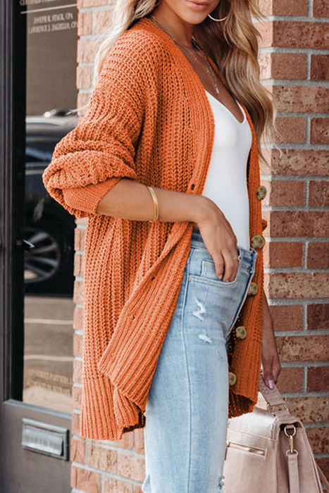 Rachel Front Chunky Cardigan Sweater
