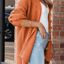  Rachel Front Chunky Cardigan Sweater