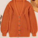  Rachel Front Chunky Cardigan Sweater