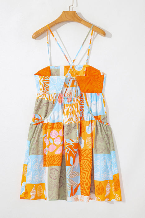 Raegan Seashell Patchwork Sundress