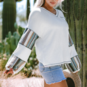  Raelyn Seam Waffle Knit Top