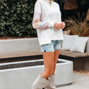  Raelynn Floral Patchwork Casual Sweatshirt