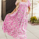  Raina Sleeve Flowy Long Dress