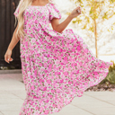  Raina Sleeve Flowy Long Dress
