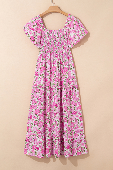 Raina Sleeve Flowy Long Dress