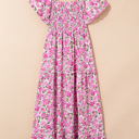  Raina Sleeve Flowy Long Dress