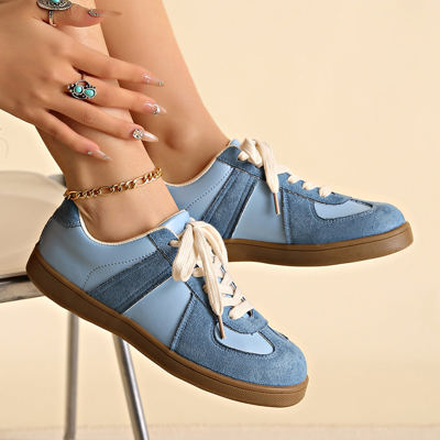 Raina Two Tone Lace-up Sneakers