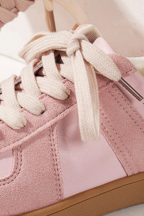 Raina Two Tone Lace-up Sneakers