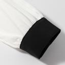  Ramila Textured Colorblock Elegant Blouse