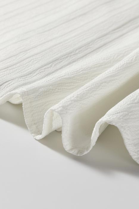 Ramila Textured Colorblock Elegant Blouse