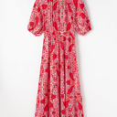  Raquel Paisley Side Slit Maxi Dress