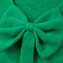  Raven Backless Bubble Sleeve Sweater