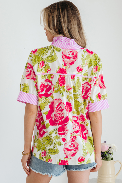 Rebekah Collar Short Sleeve Shirt