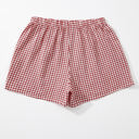  Gingham High Waist Shorts