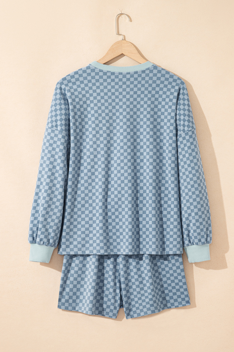 Reese and Shorts Set Long Sleeve Top