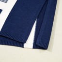 Reese Stripe Dolman Oversize Tunic Sweater