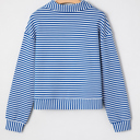  Reign Zip Collar Pullover Long Sleeve Top