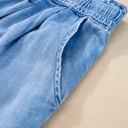  Reina Casual Chambray Drawstring Shorts