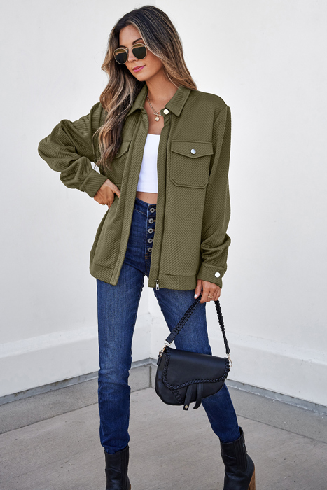 Remi Zip Up Flap Shirt
